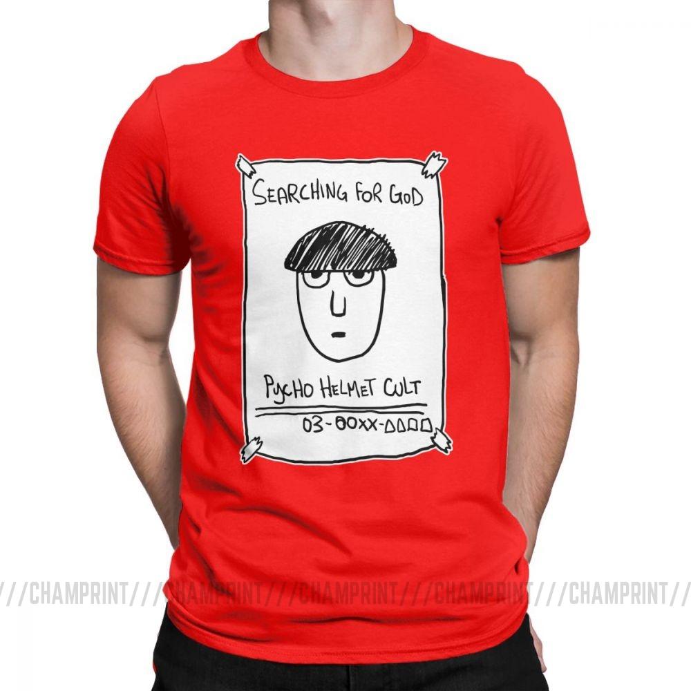 Fashion Mob Psycho 100 Where Is He T Shirt For Men Round Neck 100 Cotton