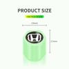 CMEAH1 4PCS Luminous Car Tire Valve Cap Fluorescent Night Glowing Decor For Honda Civic Fit Jazz Accord Pilot Passport CRV BRV HRV