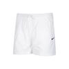 High-Waist Drawstring Shorts With Logo Women Bottoms White DM6761-100
