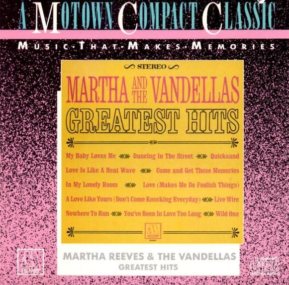 CD MARTHA REEVES & THE VANDELLAS - Greatest Hits 3746352042 Motown Япония Soul/Funk Б/у