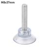10Pcs Bathroom Transparent Kitchen Holder Rails Nut Suckers Wall Hook Suction Cup Screw Wall Rack