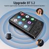 A7 Bluetooth 5.2 MP3-плеер с клипсой для крепления, спортивный музыкальный Walkman с записью экрана, поддержка FM, записи, электронных книг, будильника