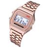 Unisex LED Digital Watch, WR F91W Steel Band, A159 Harajuku Style, Multifunctional Fashion Watch