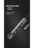 Многопортовый концентратор Type-C: USB-разветвитель с HDMI, Ethernet и док-станцией «восемь в одном».