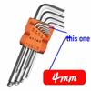 High Hardness L-Shape Hex Key Set - 6-Point Hexagonal Screwdriver Tool