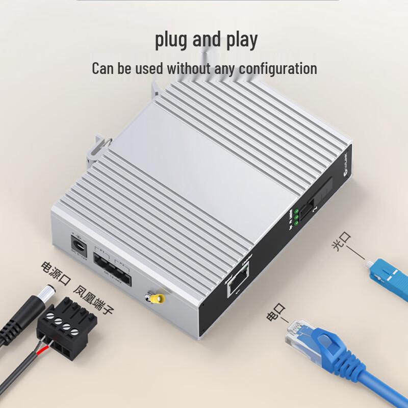netLINK HTB-6000 Industrial Fiber Optic Media Converter Switch