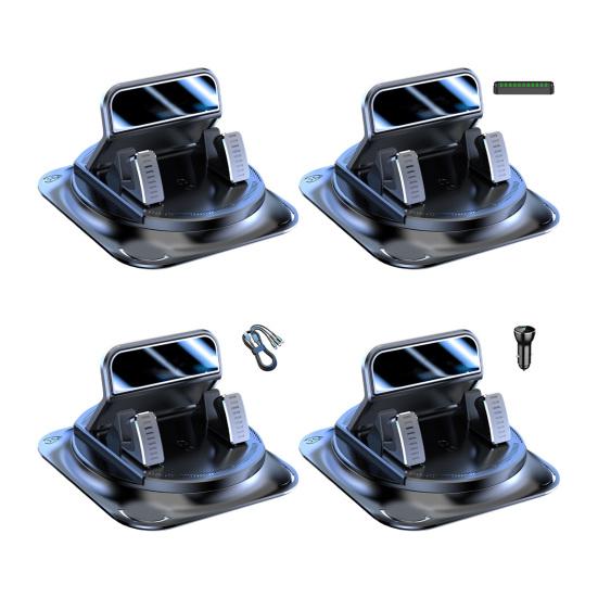 Yousheng Автомобильный держатель для телефона на приборную панель Вращение на 360 градусов Нескользящий Универсальный Автомобильный держатель для мобильного телефона на присоске Аксессуары для автомобиля