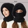 Женская зимняя балаклава-маска для лица и пушистые наушники - Мягкое теплое покрытие всего лица и головы, эластичное отверстие для очков/головного убора, женские зимние шапки