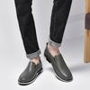 Весенняя мужская модная и удобная повседневная кожаная обувь с носком, классические стили, мужская деловая повседневная спортивная кожаная обувь