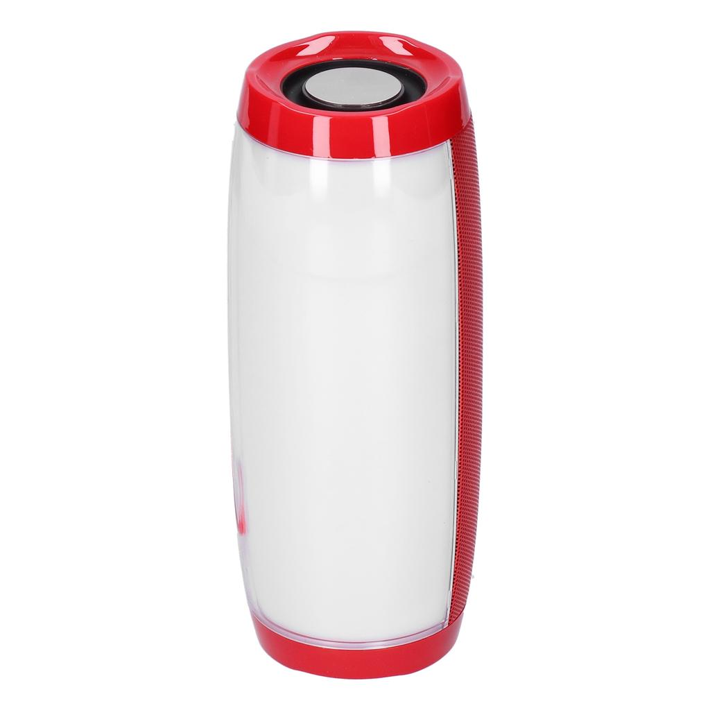 Portable LED Bluetooth Speaker Outdoor Colorful Light Wireless Speaker for Memory CardRed