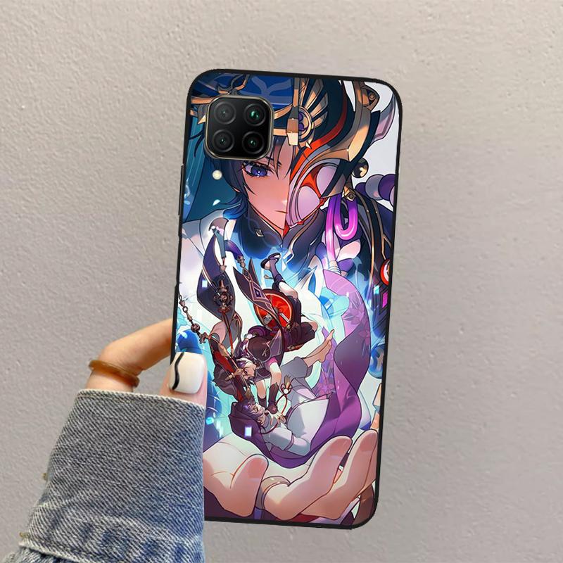 Чехол Genshin Impact для Huawei Nova Y73 Y72 Y61 Y91 Y70 Y60 Y90 12s 12i 11i 8i 9 10 SE P30 P40 Lite P60 Pro