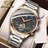 AILANG Новые полностью автоматические часы, мужские механические часы, многофункциональные водонепроницаемые мужские часы
