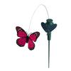 Solar Powered Flying Fluttering Fake Butterfly Yard Garden Stake Ornament Decor