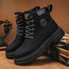 Fashion Platform Non Slip Male Shoes Lace Up Classic Fashion Men's Boots In Promotion Footwear Low Price Size 45 Cheap Hot Selling Retro