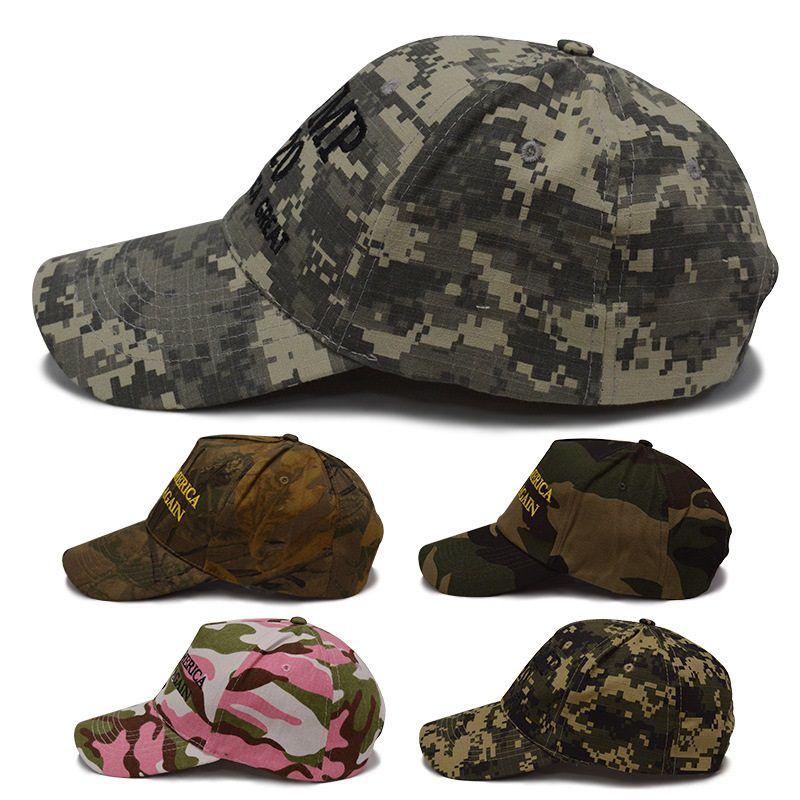 Make Great America Again Donald Trump Hat Digital Camoflage Cap Jungle Pink