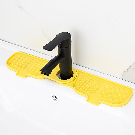 Drain Pad Easy To Clean Anti-splash Quick-drying Stain-resistant Reusable Silicone Faucet Drainage Mat