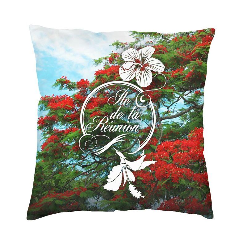 La Reunion Et Margouillat White Logo Throw Pillow Case for Sofa Modern Cushion Cover Soft Pillowcase