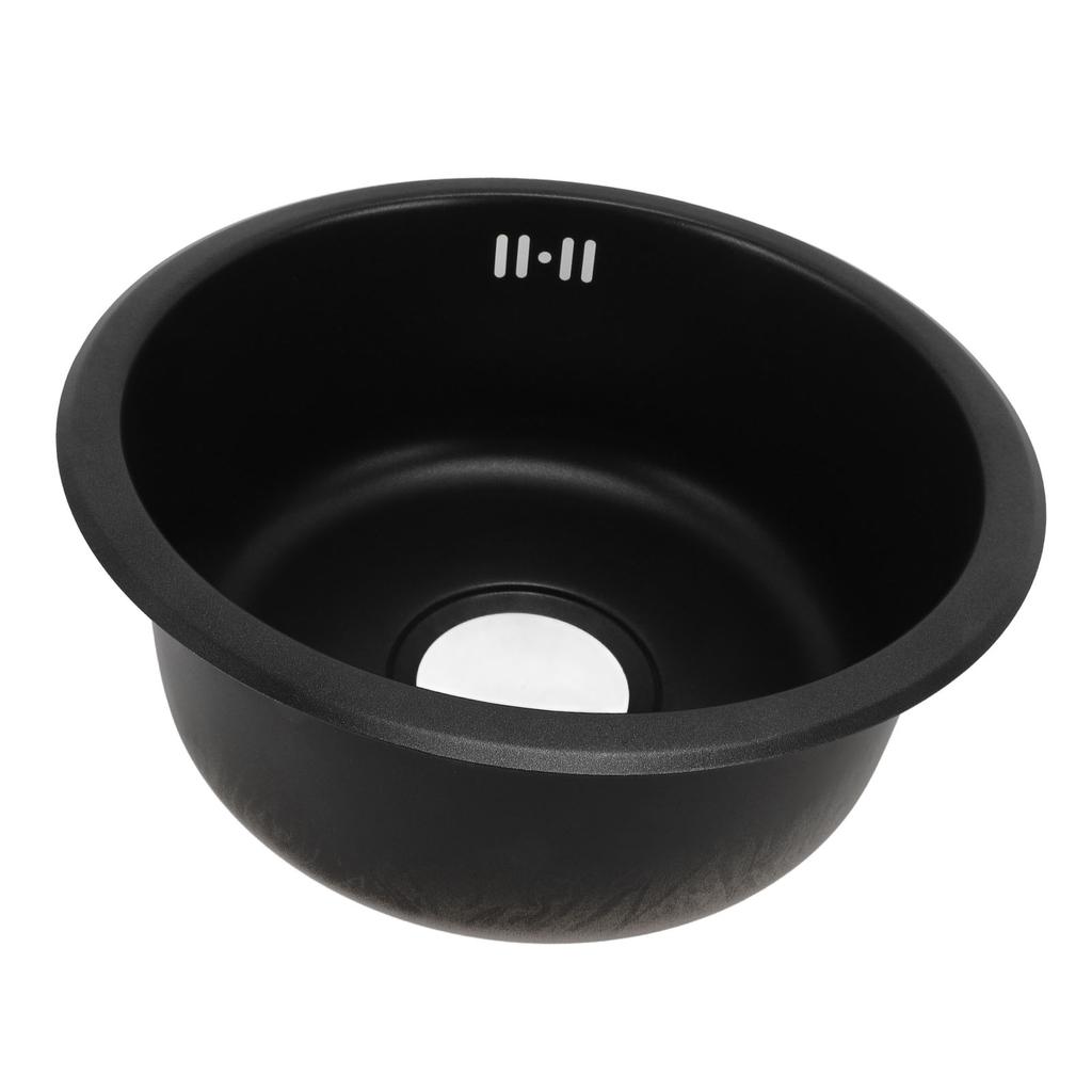 Раковина для автодома 310 X 140 мм, универсальная круглая кухонная раковина из нержавеющей стали 304 для ванной комнаты, с отверстием для слива 92 мм для лодки