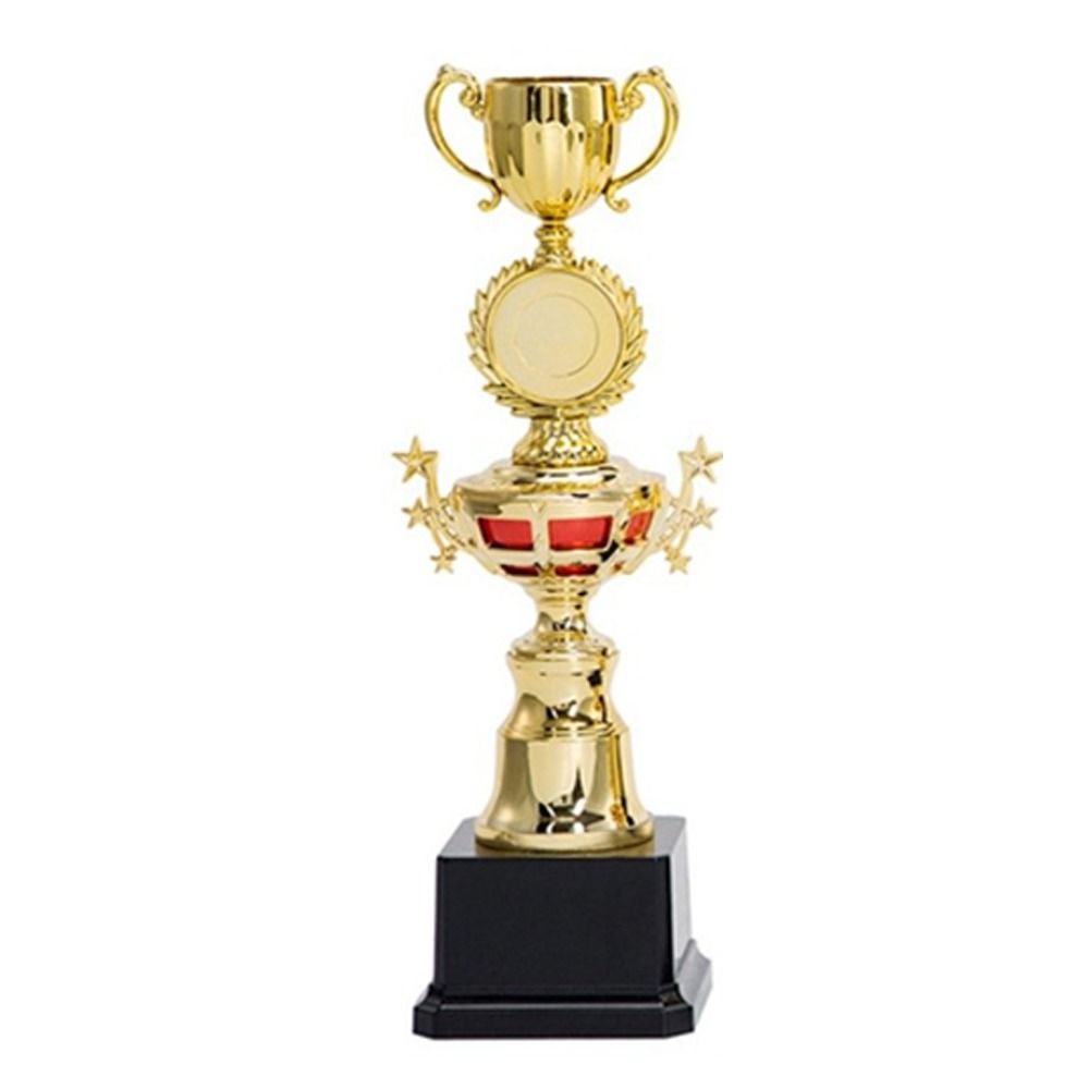 New Gold Gold Trophy Awards Plastic School Rewarding Supply Award Cup Crown Prize Cup Sports Winner