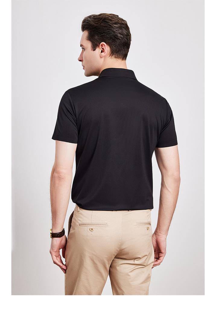 Mulberry Silk Short-Sleeved Casual Shirt
