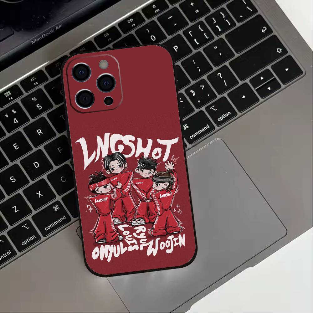 LNGSHOT Hip-hop  Phone Case For iPhone 17,16,15,14,13,12,11 Plus,Pro Max,XS,Soft Silicone Black Cover