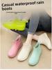 Мужские и женские водонепроницаемые зимние хлопковые сапоги-дождевики — съемные, теплые, для всесезонного использования