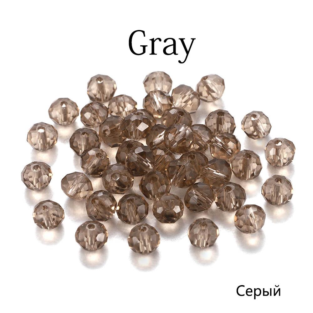 70-300 шт. 3/4/6/8 мм полупрозрачные чешские хрустальные стеклянные бусины граненые красочные бусины-разделители для DIY браслетов принадлежности для изготовления ювелирных изделий