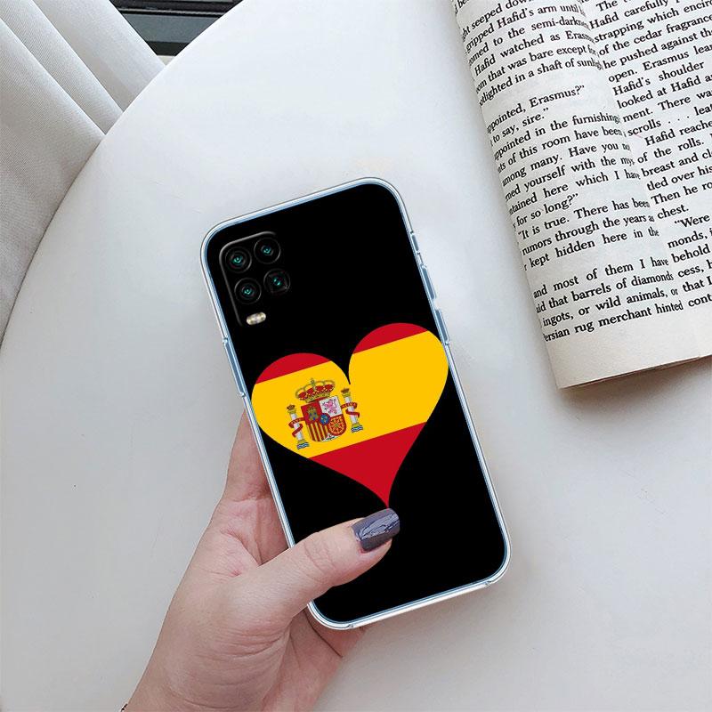 Прозрачный чехол для телефона с флагом Испании для Motorola Moto E22I E22S E22 E32 E40 E7 E7I G Plus Power Play Stylus G22 G14