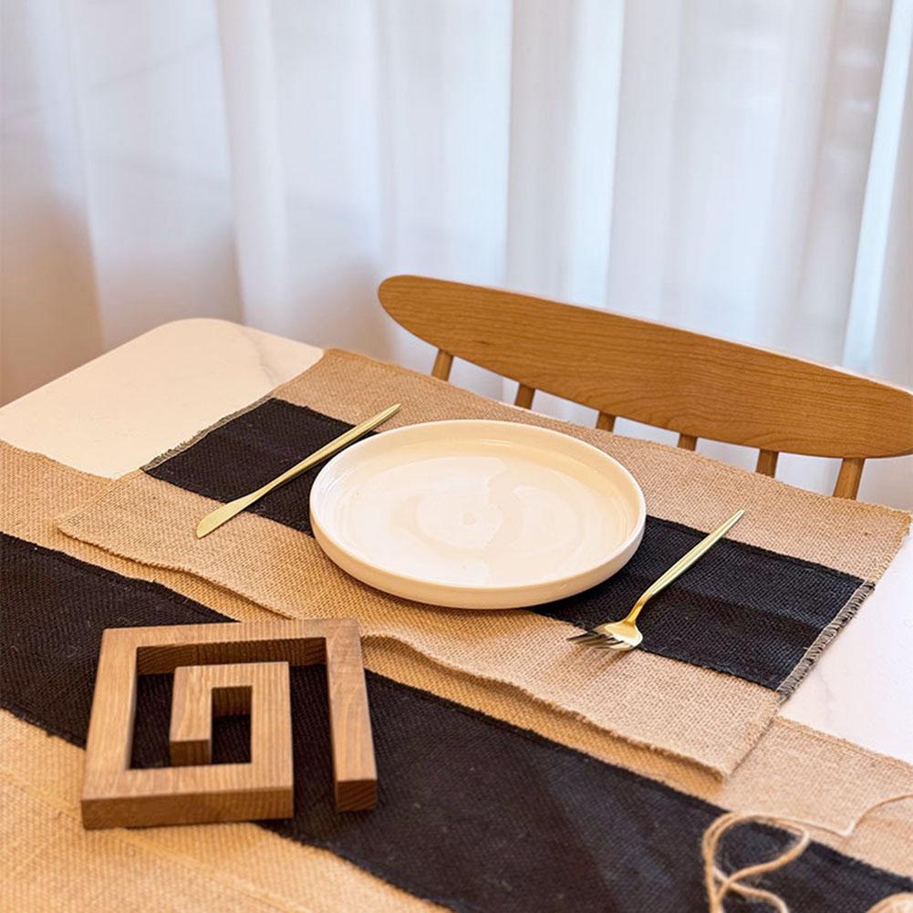 4 шт. Маслостойкий и водонепроницаемый коврик для стола 45*30 см Многофункциональные износостойкие коврики для обеденного стола для отелей, кухонного декора