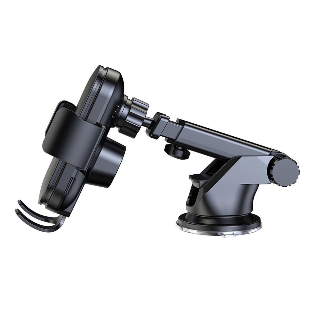 Wozinsky Wumid Phone Holder With 15W Inductive Charger For Car Dashboard - Black