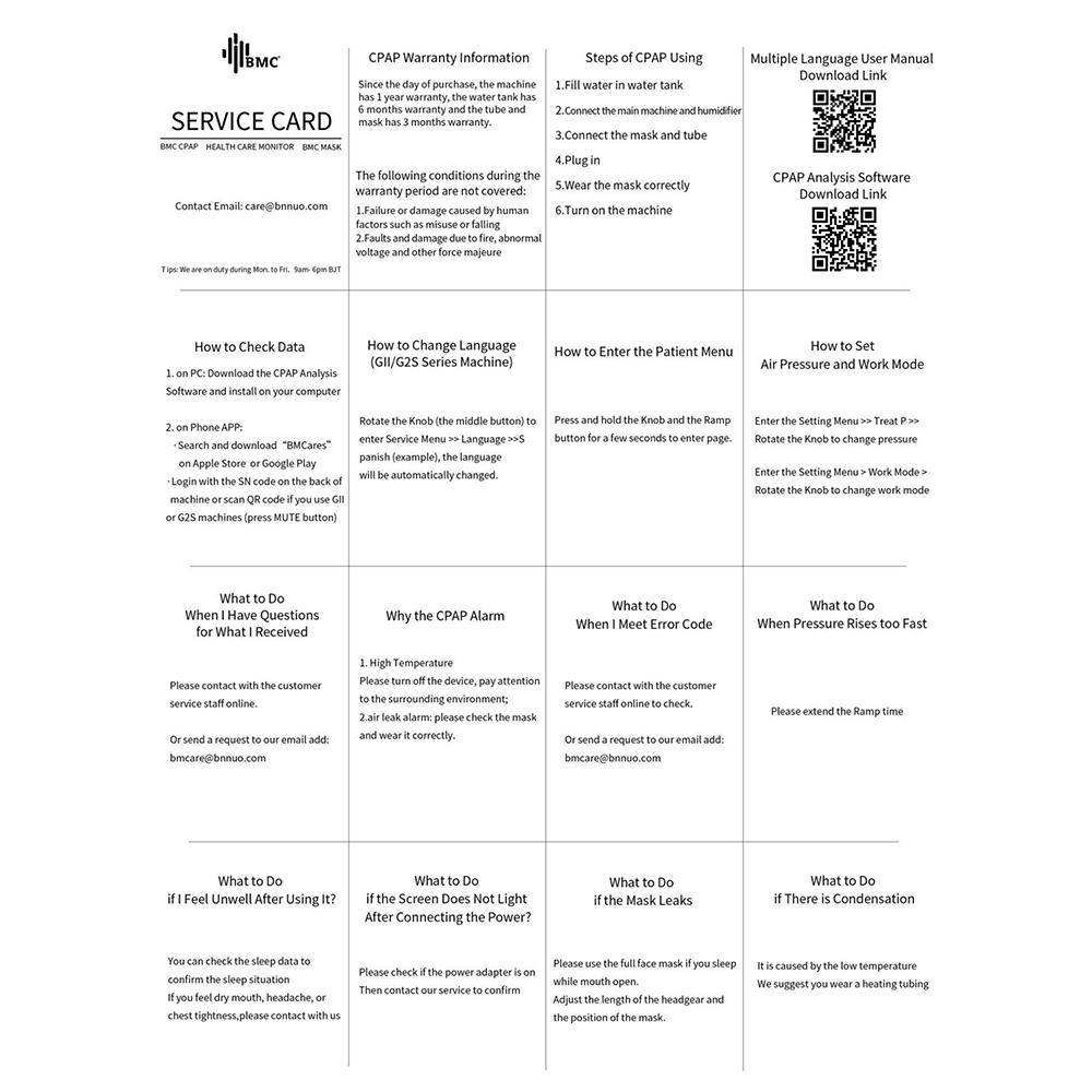 BMC GII BPAP T-25T Двухуровневый CPAP BPAP Терапия апноэ при храпе и ХОБЛ со шлангом для полнолицевой маски и увлажнителем Здравоохранение
