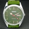 ОТРЕСТАВРИРОВАННЫЕ ВИНТАЖНЫЕ МУЖСКИЕ АВТОМАТИЧЕСКИЕ ЧАСЫ SEIKO 6309A ЯПОНИЯ ЗЕЛЕНЫЙ ЦИФЕРБЛАТ a443201-1