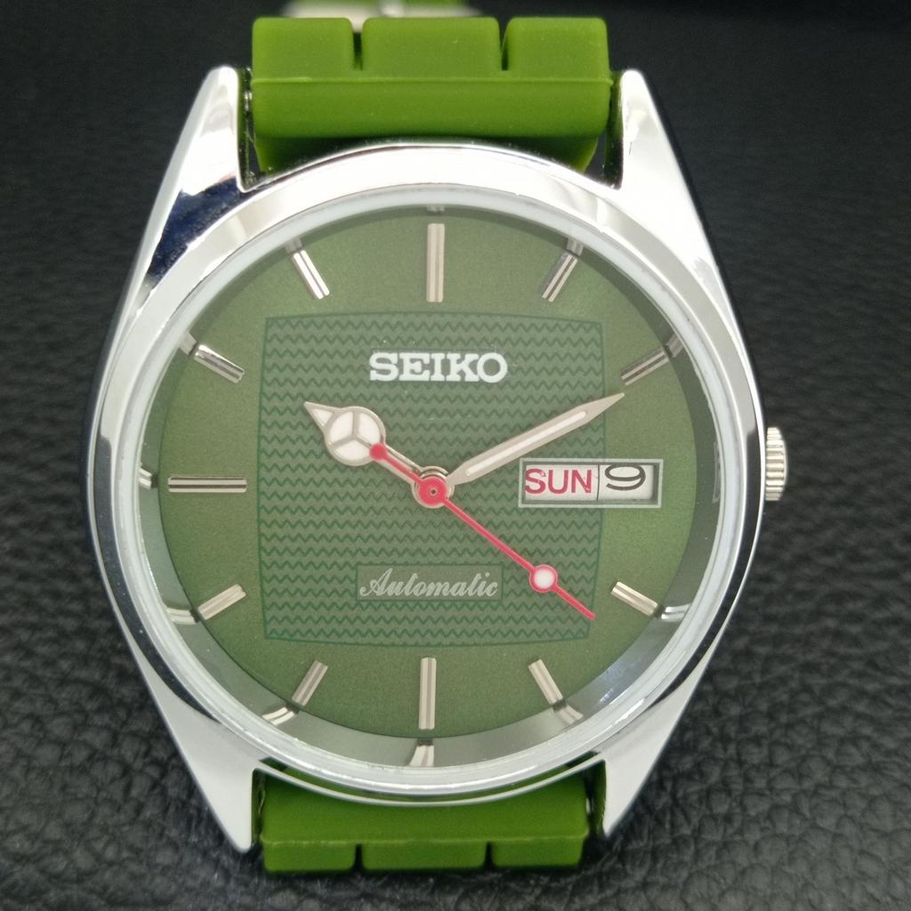 ОТРЕСТАВРИРОВАННЫЕ ВИНТАЖНЫЕ МУЖСКИЕ АВТОМАТИЧЕСКИЕ ЧАСЫ SEIKO 6309A ЯПОНИЯ ЗЕЛЕНЫЙ ЦИФЕРБЛАТ a443201-1