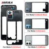 NEW Middle Frame Plate Holder Housing With Side Button Key Replacement Repair For Motorola Moto E13 E22i E22 E32 Edge 20 Lite