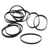 2000 Pcs/Pack Strong Elasticity Tie Hair Hair Rings Rubber Bands TPU Braided Ponytail