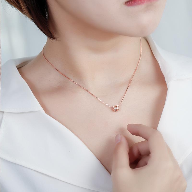 Новый стиль ожерелья Простой милый год зодиака год зодиака модное ожерелье свинья