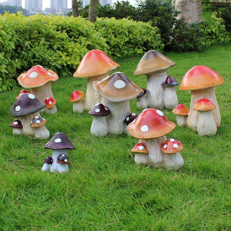 Cartoon Simulation Large Mushroom Decoration Outdoor Garden Courtyard Landscape Ornament