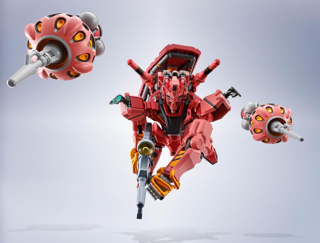 TAMASHII NATIONS METAL ROBOT SPIRITS Mobile Suit Gundam GQuuuuuuX Zeke Red approximately ABS PVC painted action figure <SIDE MS> (read Axe) Gundam,