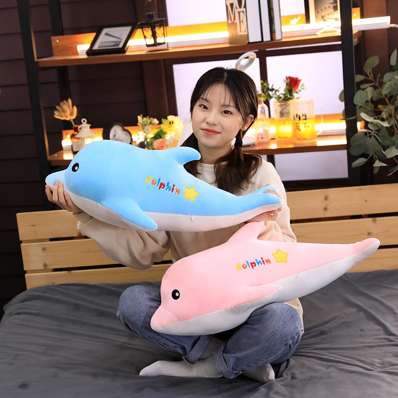 Cartoon Party Dolphin Plush Toy Down Cotton Cloth Doll Cute New Doll