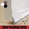 Silicone Material Door Sweep Brush Design Door Draft Stopper Door Seal Strip  Exterior Doors