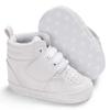 2024 New Newborn Baby Boy Girl Soft Sole Crib Shoes Warm Boots Anti-slip Sneaker PU Breathable Solid First Walkers 0-18M