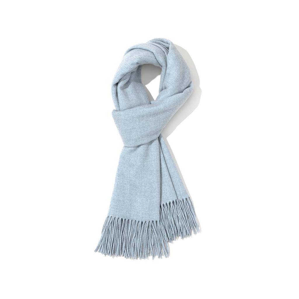 Universal Medium-Long Plaid Scarf: Stylish High-End Imitation Cashmere Neck Warmer for Men and Women