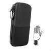 Органайзер для гольф-перчаток с жестким корпусом на молнии Черный Многоцелевой Компактный