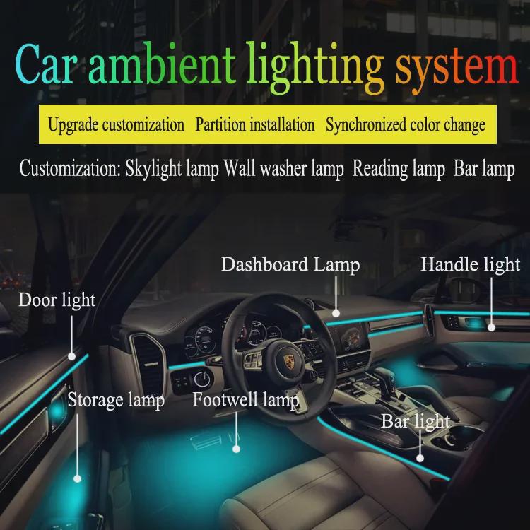LED Car Interior Rhythm Lights with App Control