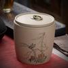 Ceramic Sealed Pot 280g Tea Storage Tank with Lid Tea Pot Household Storage Box Decoration Handicraft Home Decoration Modern