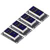 4 комплекта модуля цифрового индикатора LED 4 разряда 7 сегментов 0,36 дюйма чип драйвера TM1637 синий MRA110D
