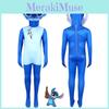 Удобный и стильный детский костюм для косплея «Межзвездный малыш» с мультяшными принтами в дизайне Стич
