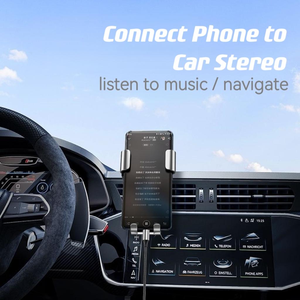 GIMIRO USB C-3,5 мм аудиокабель Aux Jack [1,5 м] Aux-USB C аудиокабель для автомобиля Setero, наушников, телефона