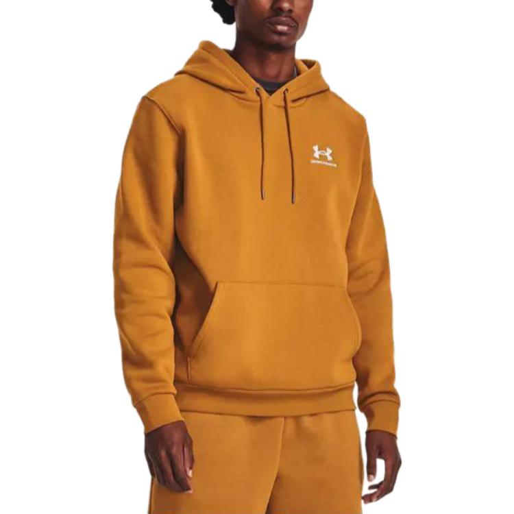 Under Armour Толстовка с капюшоном и длинным рукавом с логотипом, мужская толстовка желто-охровая 1373880-707