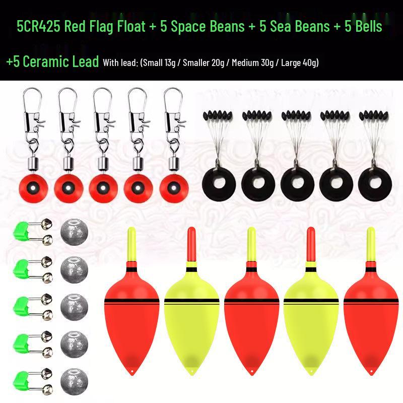 Большой животик Длинный заброс Светящийся поплавок для рыбалки на море и серебряного карпа